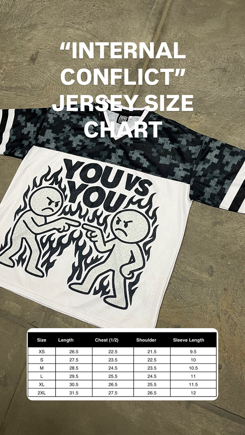 “INTERNAL CONFLICT” JERSEY
