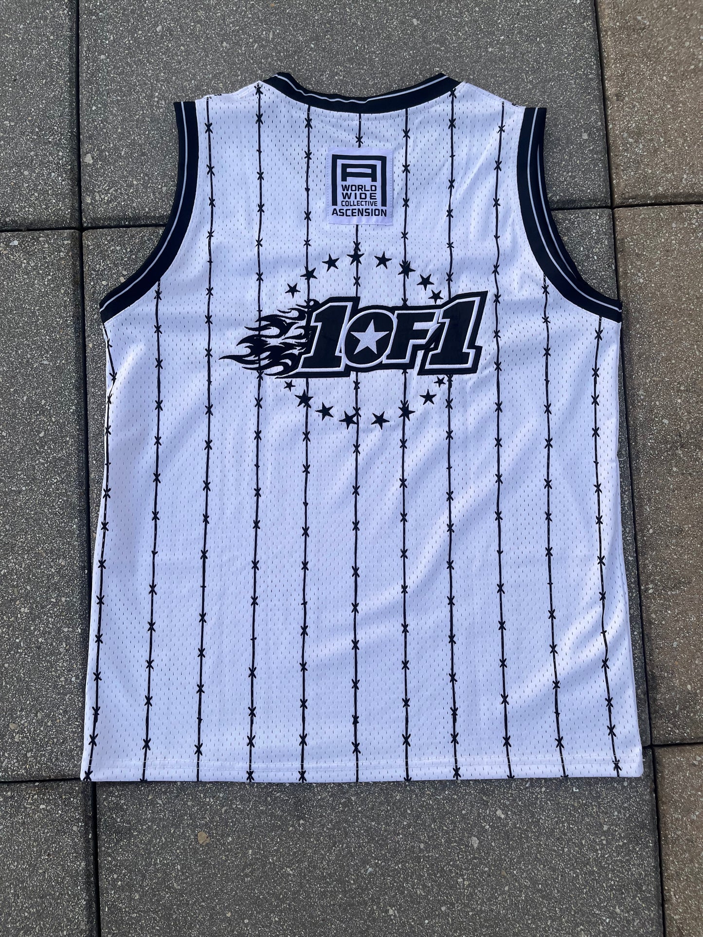 “DIVISION 1OF1” HOOPS JERSEY