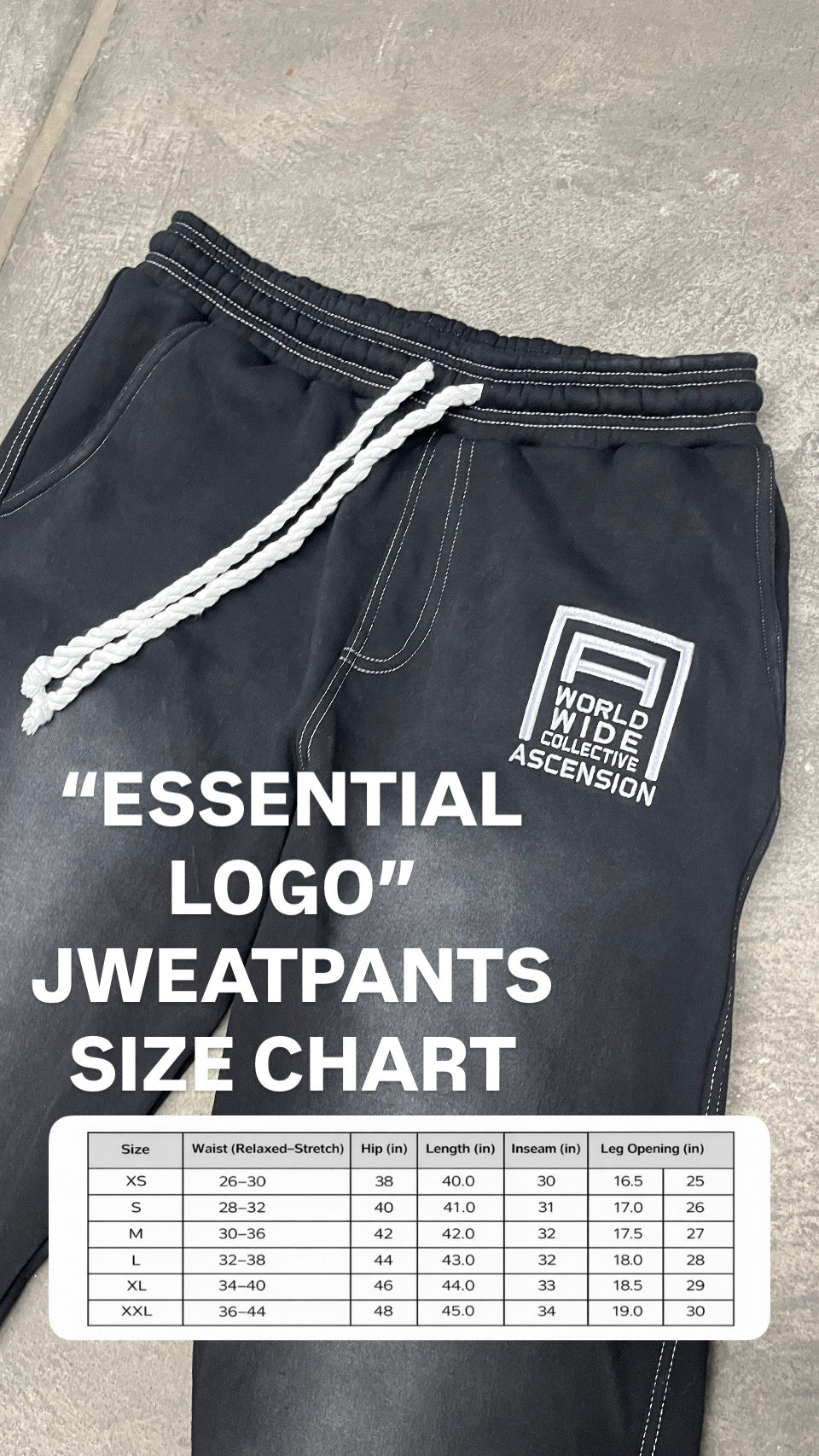 “ESSENTIAL LOGO” JWEATPANTS