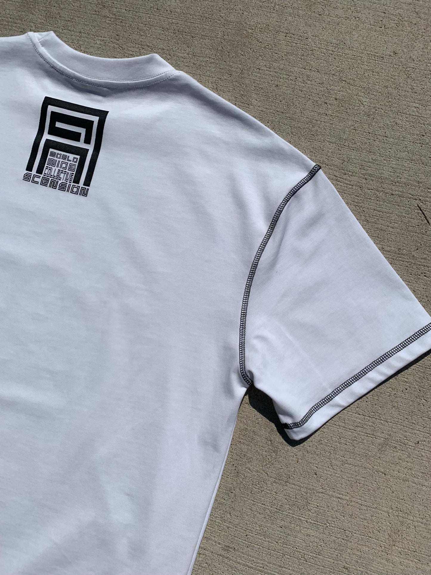REVERSE ARCH TEE WHITE